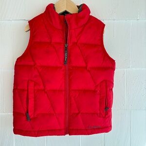 L.L. Bean Vibrant Red Quilted Vest